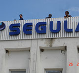 Litere volumetrice si logo iluminate cu LED-uri 